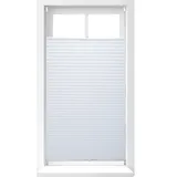 Relaxdays Plissee Rollo 90 x 210 cm Weiß