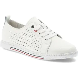 Weiße Halbschuhe S.Barski Flache Schuhe, 40