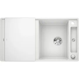 Blanco Axia III 5 S-F weiß + Excenterbetätigung + InFino + Glasschneidbrett