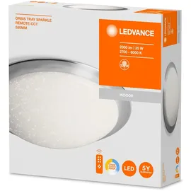 LEDVANCE Orbis Tray Sparkle 1 rund grau