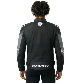 RevIt! Quantum 3 Air Textiljacke Schwarz/Grau/Weiß XXL