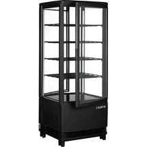 Saro Kühlvitrine mit Doppeltür, SC 100 DT schwarz
