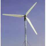 KX-ENERGIE Windkraftanlage 5000W 220V Windturbine 3 Phase AC Horizontaler Windgenerator 5KW für den Heimgebrauch, Projekt, Bauernhof, 3 Glasfaser Blätter Windmühle (220, Volt)