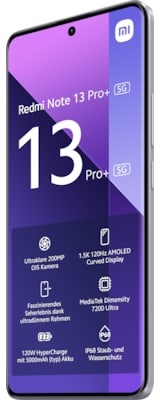 Xiaomi Redmi Note 13 Pro+ 5G 12/512GB Dual-SIM Smartphone aurora purple