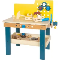 Small Foot Company small foot Werkbank, Blau, Holz, 26x47.5x40 cm,