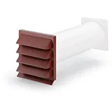 Naber K-Klima-R 125/125 Mauerkasten ziegelrot