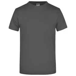 Komfort T-Shirt Rundhals JN002, graphit, Größe XXL - graphit - XXL