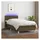 vidaXL Boxspringbett 100 x 200 cm Dunkelbraun