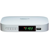 Digiquest Terrestrische Digital XJ, DVB-T2 mit Dual-Fernbedienung, Weiß