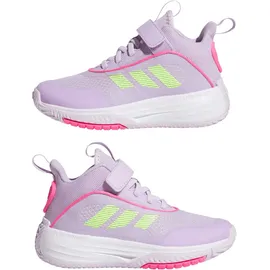 adidas Ownthegame 3.0 Schuhe Basketball, Ice Lavender/Lucid Lemon/Powder Plum, 38 EU Child, Ice Lavender Lucid Lemon Powder Plum, 5 UK Child