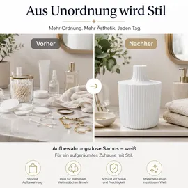 Testrut Aufbewahrungsdose Samos 1-tlg. weiß