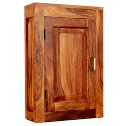 Badezimmer-Wandschrank Suri 40x60x15 aus indischem Sheesham-Holz