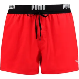 Puma Logo Badeshorts Red 2XL