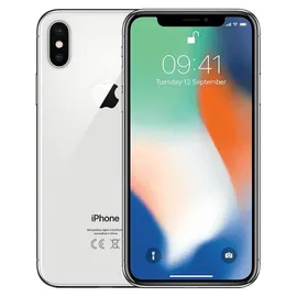 Apple iPhone X 64 GB Silber
