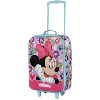 Disney Unisex Soft 3D Trolley-Koffer Heart 6527 Rosa Einheitsgröße