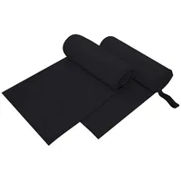 vidaXL Sporthandtücher 200 x 100 cm schwarz