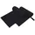 vidaXL Sporthandtücher 200 x 100 cm schwarz