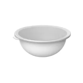 Rotho Caruba Schüssel Deckel, lebensmittelechter Kunststoff (PP) BPA-frei, Weiss/transparent, 4.8l