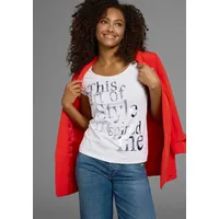 LAURA SCOTT T-Shirt in weiß | Gr.: 42