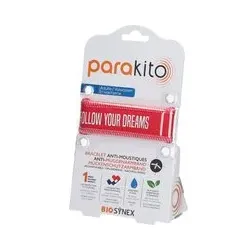 ParaKito Bracelet Anti-Moustiques Adulte Fuchsia 1 bracelet(s) pc(s)