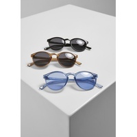 URBAN CLASSICS Sonnenbrille, Black+brown+blue, Einheitsgröße EU