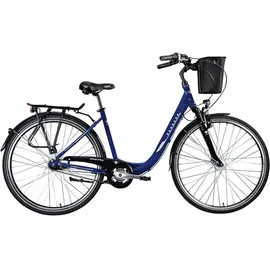 Zündapp Z700 28 Zoll RH 46 cm Damen blau inkl. Korb