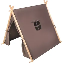 Spielzelt SMALL FOOT "taupe", grau (taupe), Spielzelte, KinderB:107cm H:102cm T:103cm, B:107cm H:102cm T:103cm