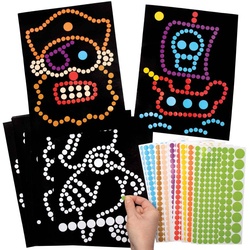Piraten Klebepunkt-Set  (pro Set 8) Bastelsets