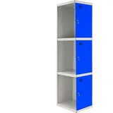 Simonrack Metal-schrank Grau-blau 3 Türen