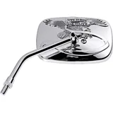 Hashiru Lenkerspiegel M10x1,25R ST03 eckig - chrom - Für Motorrad