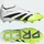 adidas Predator Elite Laceless FG Kinder - cloud white/core black/lucid lemon 34