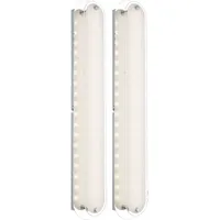 GLOBO LED Wandleuchte Glas satiniert Spiegelleuchte Chrom Wandlampe Wohnzimmer,