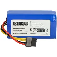 EXTENSILO Akku kompatibel mit SmartAi G50 Saugroboter (3200 mAh,