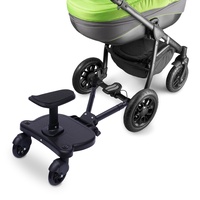 Buggy Board mit Sitz, Trittbrett Mitfahrbrett Universal passend für 2-6 Jahre alte Kinder, mit einer maximalen Belastung von 25kg für jeden Kinderwagen erhältlich