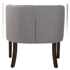 CLP Sessel Nemea Stoff grau/antik