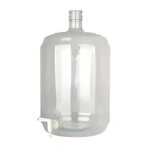 ich-zapfe Gärflasche, Glasflasche PET 23 Liter mit Hahn 5/16-7/16