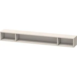 Duravit Regalelement L-Cube 100x14cm, Tau matt, 3 Fächer, horizontal