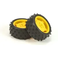 TAMIYA Buggy-Reifen/Felgen Set (2) 5-Star hint.