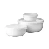 Mepal Lumina Vorratsdose, luftdicht, 3-teiliges Set 106288130600 - weiß