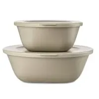 Koziol Frischhaltedosen-Set Vorratsbehälter, beige