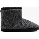 Casa mia Plüsch-Hausschuh, Farbe Grau, Größe 43/44 - Plüsch-Hausschuh - Herren - Grau