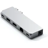 Satechi Pro Hub Mini USB-C 5 Ports), Dockingstation + USB Hub, Silber