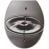 Wenko Toilettensitz Waterdrop Absenkautomatik WC Sitz Brille Klodeckel Klobrille