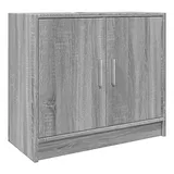 vidaXL Waschbeckenunterschrank Grau Sonoma 63x29x55 cm Holzwerkstoff