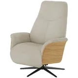 skagen studio Relaxsessel Mikkel Bezugstoff Beige 81 x 106 x 82 cm mit Relax-Funktion