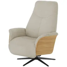 skagen studio Relaxsessel Mikkel Bezugstoff Beige 81 x 106 x 82 cm mit Relax-Funktion