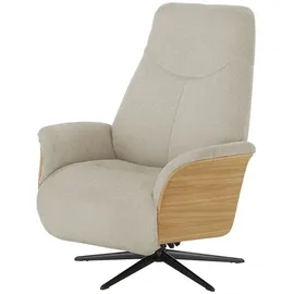 skagen studio Relaxsessel Mikkel Bezugstoff Beige 81 x 106 x 82 cm mit Relax-Funktion