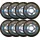 K2 Booster 80 MM 82A 8-Wheel Pack W ILQ 7 - transparent