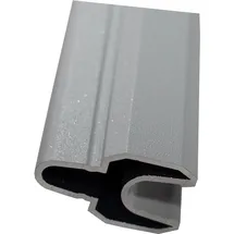 GROJA Solid Stecksystem Lisenenprofil Silbergrau 180 cm