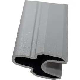 GROJA Solid Stecksystem Lisenenprofil Silbergrau 180 cm